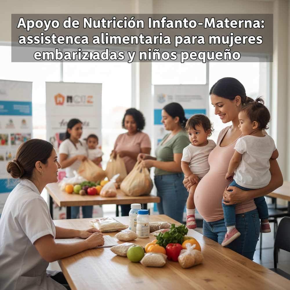 Apoyo de Nutrición Infanto-Materna: asistencia alimentaria para mujeres embarazadas y niños pequeños