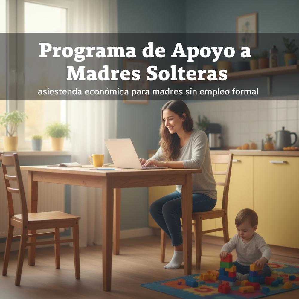 Programa de Apoyo a Madres Solteras: asistencia económica para madres sin empleo formal