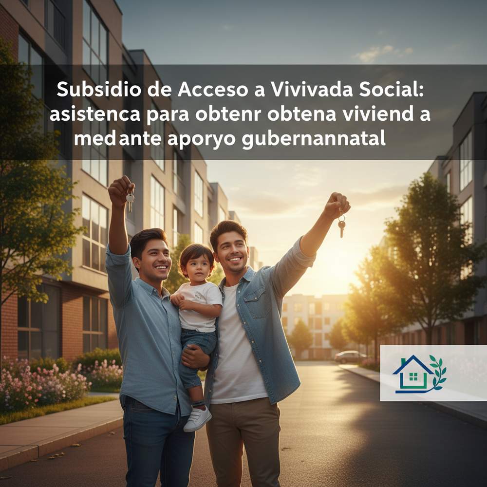 Subsidio de Acceso a Vivienda Social: asistencia para obtener vivienda mediante apoyo gubernamental